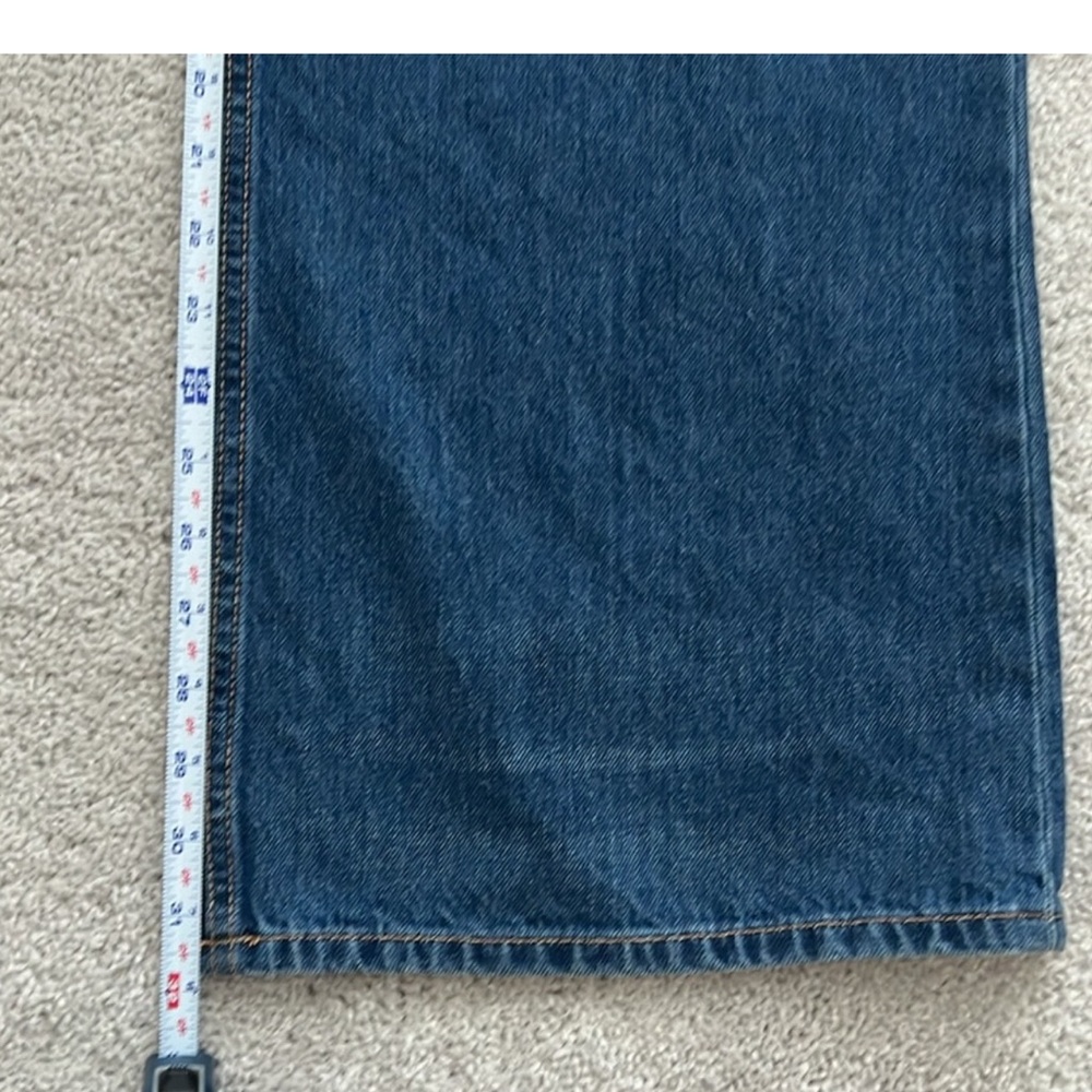 Classic Blue Wide-Leg Jeans - Picture 9 of 11